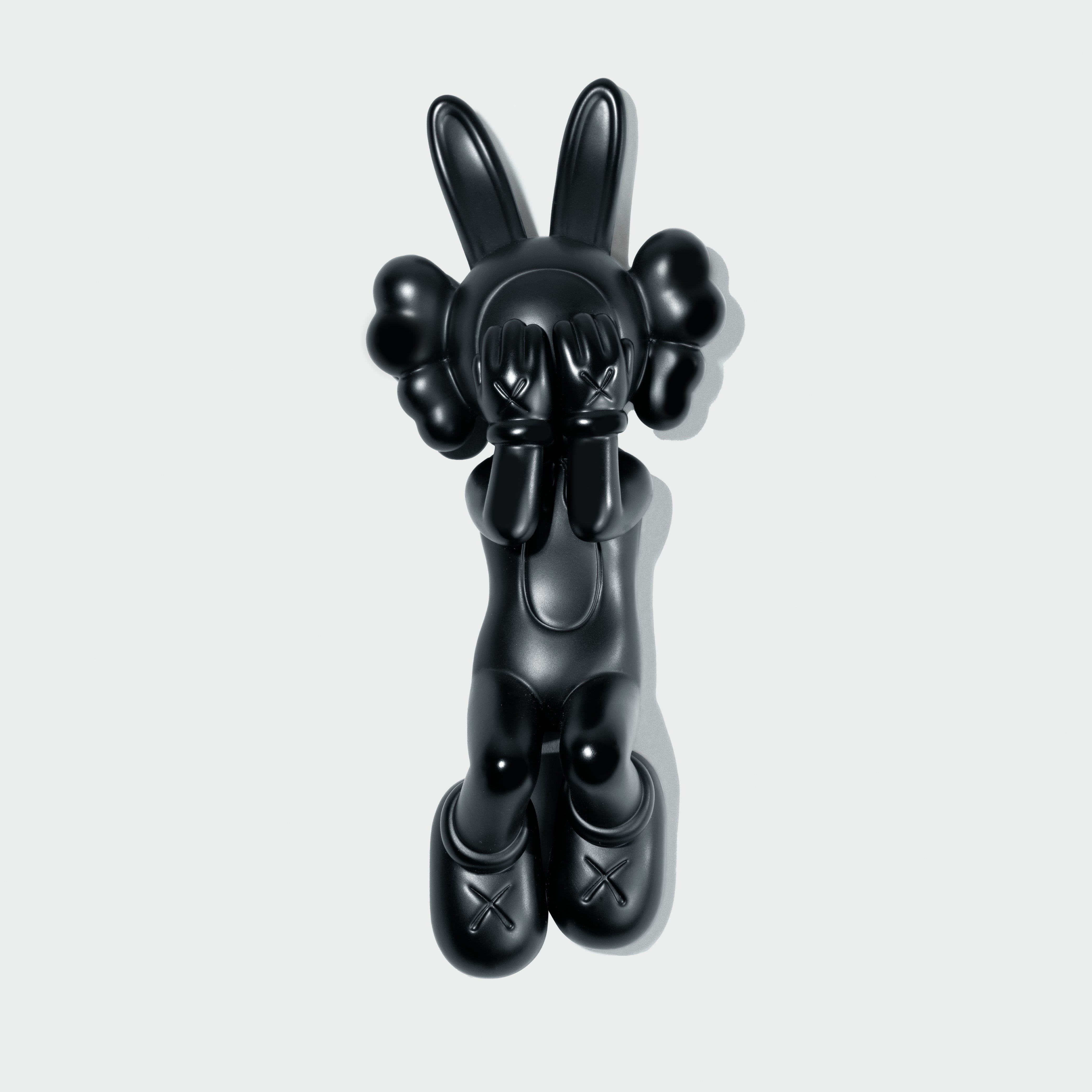 KAWS Calm Night Bronze Sculpture with Phygital Tap-to-Own COA. Solid bronze art toy in wooden box. Verified authentic technology by Art Trader.-2