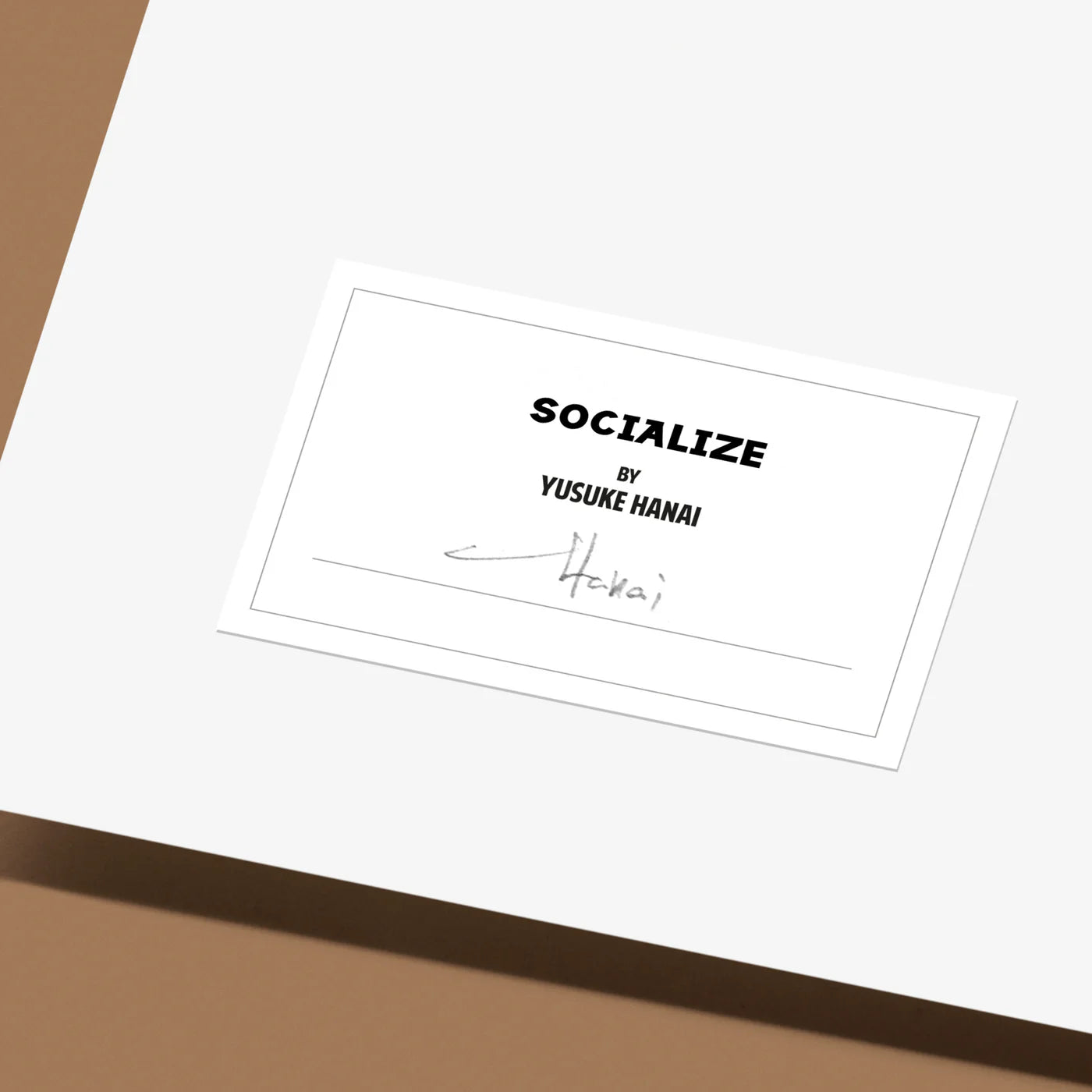 Yusuke Hanai - Socialize-2