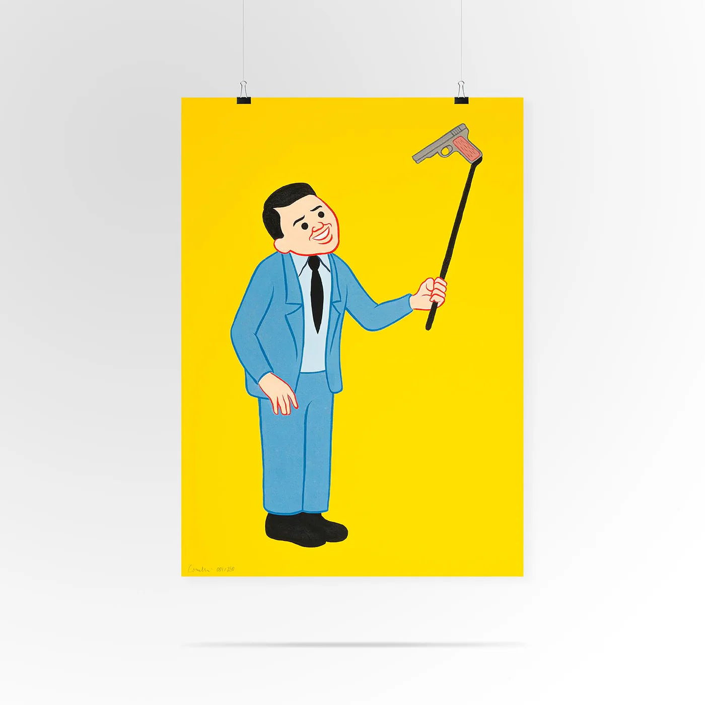 Joan Cornellà - Selfie Gun Silkscreen Prints Set-4
